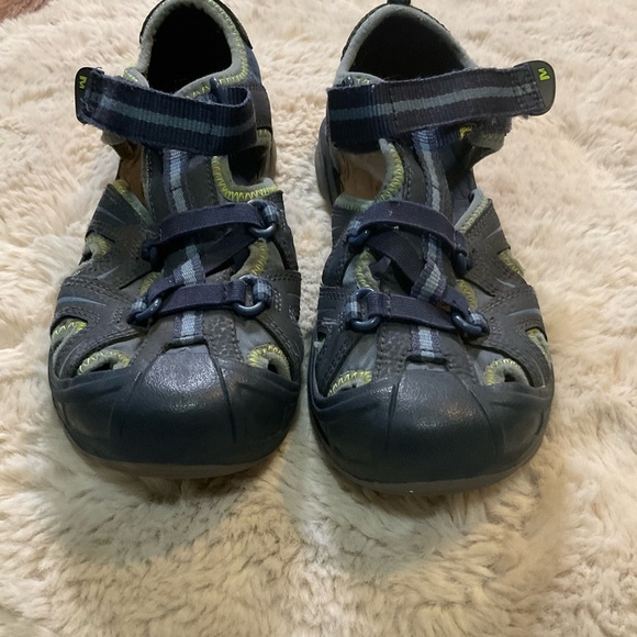 Merrell‎ Hydro Kids Size 4 Navy Blue MY53375 Waterproof Hiking Sandals - Picture 2 of 10